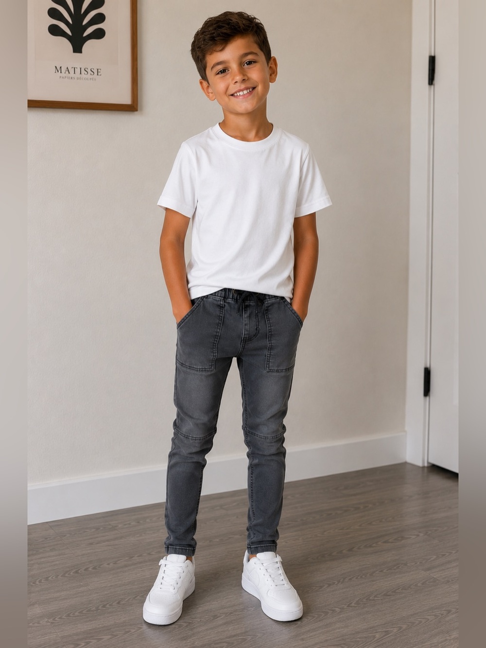 Art Class Boys Gray Jogger Jeans